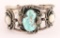 Vintage Navajo Turquoise & Mother of Pearl Cuff