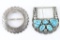 Lot Of Two Navajo Belt Buckles