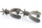 Pair of Mexican Silver Overlaid Spurs