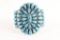Navajo Turquoise Cluster Cuff