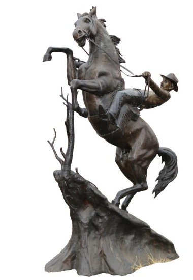 Monumental Bronze Figure