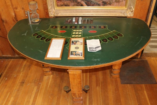 Vintage Gaff Gaming Table