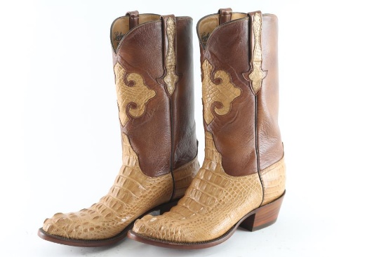 Exotic Lucchese Hide Boots