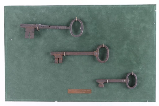 Collection of 3 Yuma Prison Keys