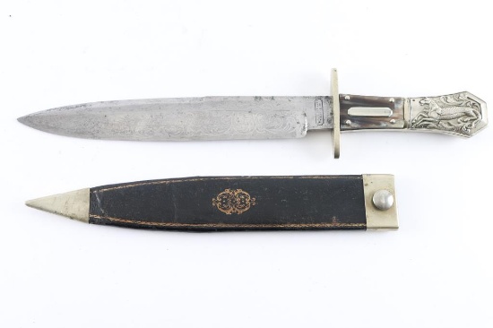 Authentic Coffin Hilted Bowie Knife