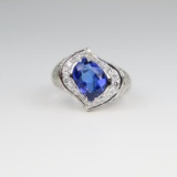 Spectacular Designer Tanzanite & Diamond
