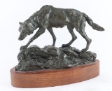 Original Fine Art Coyote Bronze