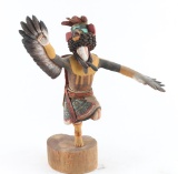 Hand-Carved Wooden Kachina Eagle Dancer