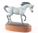 Original Fine Art Colored Bronze Of Horse