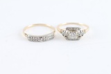 Art Deco Ladies Diamond Ring Set