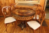 Beautiful Italian Inlaid Game Table