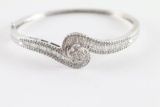 Dazzling Ladies Diamond Bangle