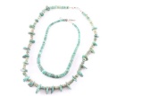 Lot of 2 Vintage Turquoise Necklaces