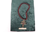 Red Venetian Translucent Glass Trade Bead