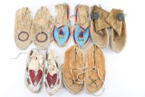 Lot Of Five Native American Mocc's