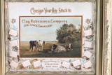 Clay Robinson Co Framed Advertiser