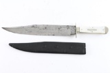 Authentic 19th Century Clipped Point Bowie