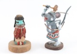Lot Of Two Wooden Hopi Kachina's