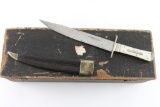 Refined Coffin Hilt Clipped Point Bowie