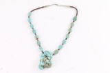 Turquoise Nugget Necklace