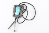 Navajo Turquoise Bolo Tie