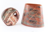 Lot of 2 Navajo Vases
