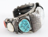 Vintage Mens Navajo Watchband Cuff
