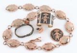 Copper Jewelry Lot