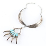 Zuni Claw Necklace