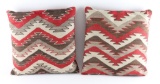 Collection 2 Navajo Textile Pillows