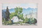 Original Fine Art Water-Color Landscape