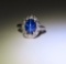 Vintage Linde Star Blue Sapphire and Diamond