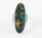 Vintage Navajo Turquoise Ring Set