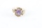 Ladies Vintage Amethyst Ring Set