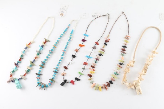 Lot of 5 Fetish Necklaces