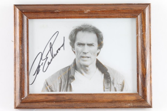 Signed Clint Eastwood Photograph