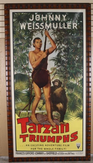 Premier Size Lobby Poster for "Tarzan Triumphs"