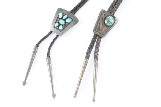 Lot of 2 Navajo Bolos
