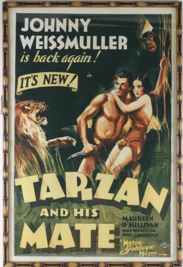 Movie Poster for "Tarzan and His Mate"