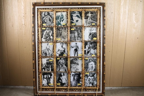 Framed Photos of Tarzan Actors 1918-1998