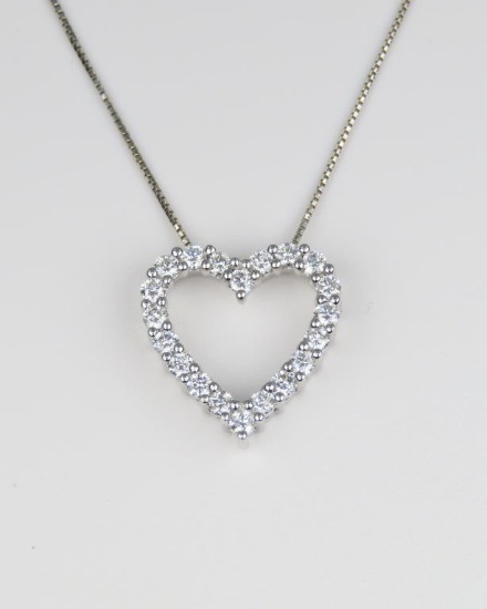Gorgeous Diamond Heart Shaped Pendant