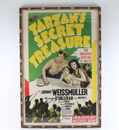 Movie Poster for "Tarzan's Secret Treasure"