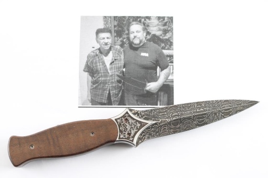Exhibition Quality Damascus Dagger