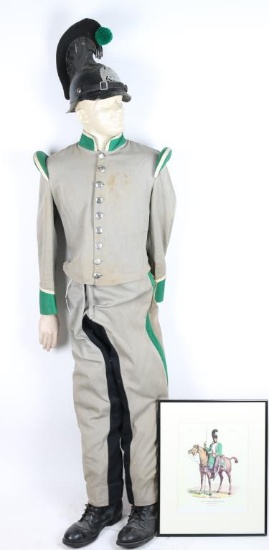 Alamo Era Mexican Uniform on Mannequin