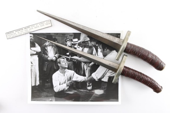Arkansas Toothpick Style Prop Knives