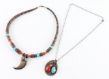Lot of 2 Navajo Necklace