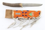 Plains Indian Knife and Sheath