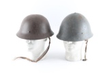 Japanese WW2 Civil Defense Helmets.