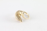 14KT Yellow Gold Dolphin Ring
