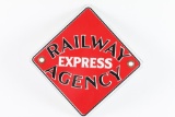 Railway Express Agency Window sign